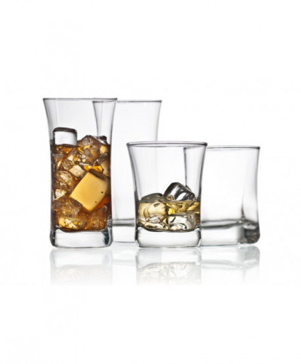 Komplet 6 szklanek do whisky Geo 280 ml