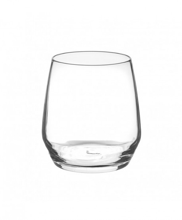 Komplet 6 sztuk szklanek do wody / do napojów / do drinków Rubin 370 ml