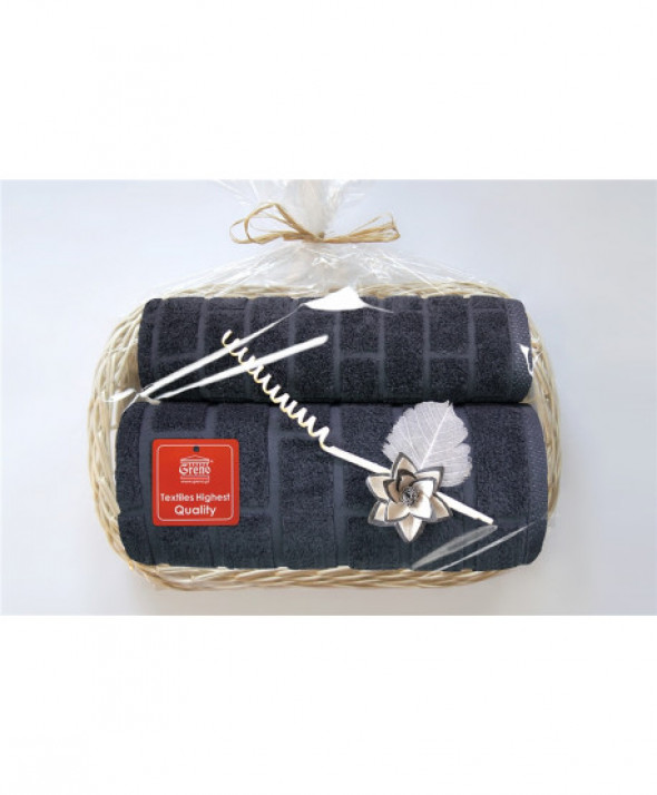 KOMPLET "GRENO" BRICK TACKA 50,70 CIEMNY POPIEL