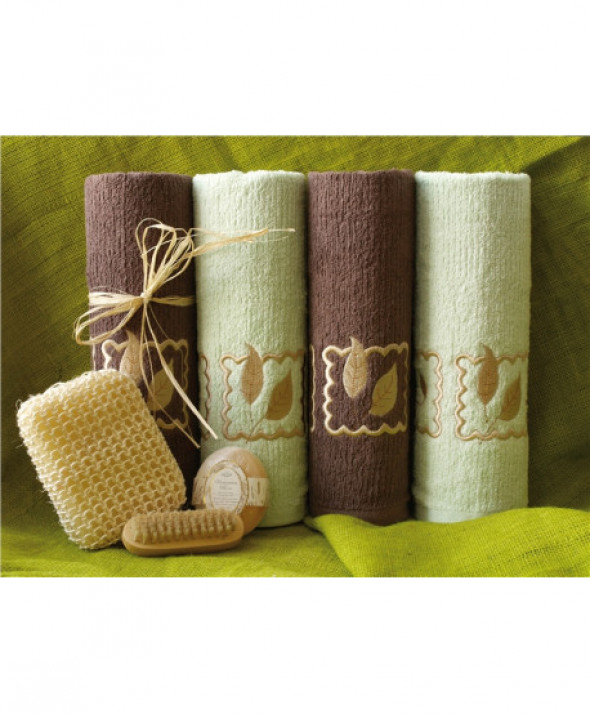 KOMPLET "GRENO" GRACJA TACKA 2X50 KREMOWY