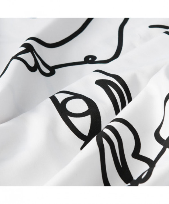 Komplet pościeli z satyny bawełnianej, 160x200cm FALINE