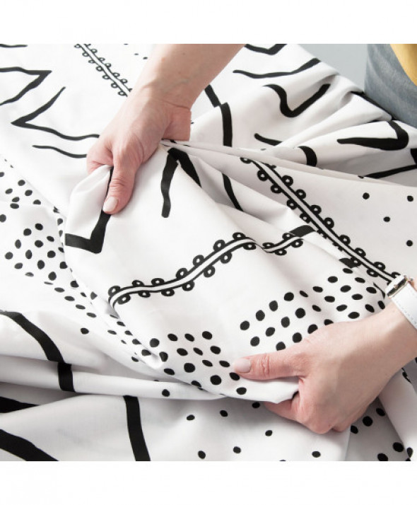 Komplet pościeli z satyny bawełnianej, 160x200cm GAJA