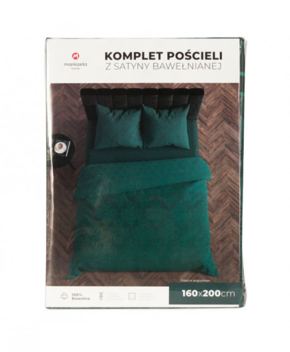 Komplet pościeli z satyny bawełnianej, 160x200cm ORIANA