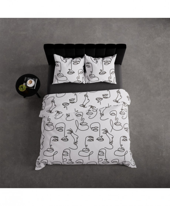 Komplet pościeli z satyny bawełnianej, 220x200cm FALINE