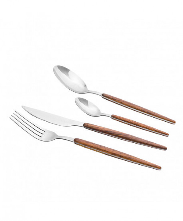 Komplet sztućców 24 szt. w pudełku Natural