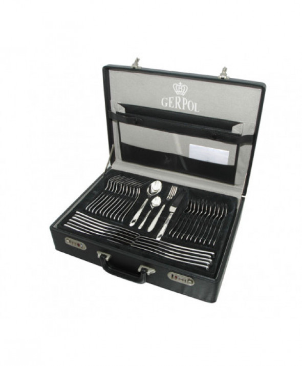 Komplet sztućców na 12 osób w walizce Gerpol Violino (68 elementów) WALIZKA BZ