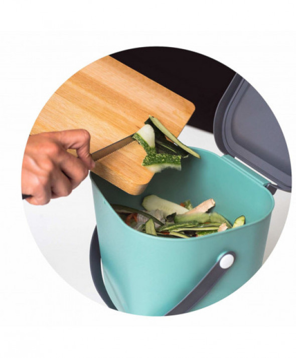 Kosz do segregacji Rotho Albula 6L cappuccino