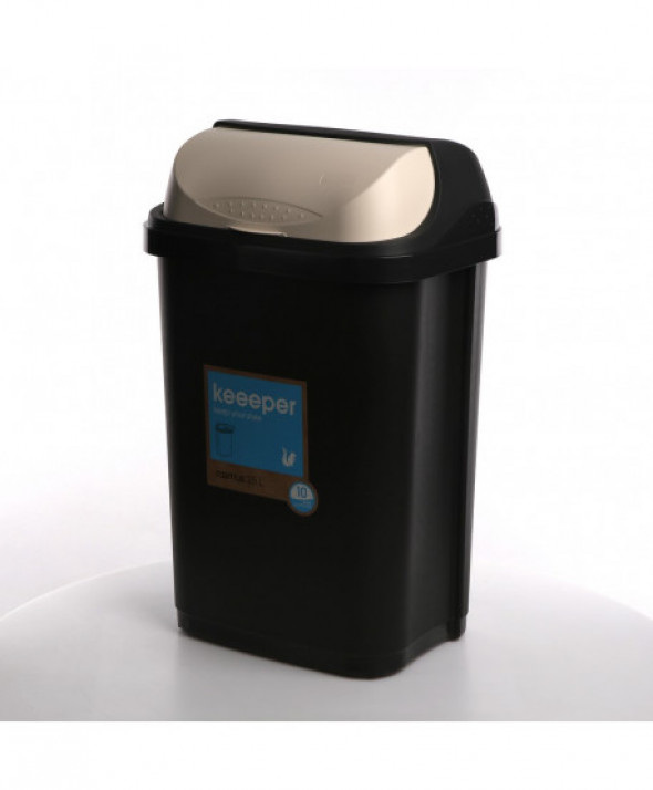 Kosz na śmieci do kuchni uchylny Keeeper Rasmus 25 l, grafitowy