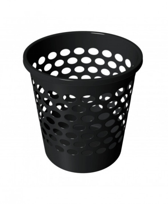 Kosz na śmieci Orplast biurowy 10 l czarny