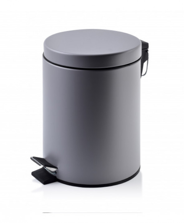 Kosz na śmieci z pedałem 3l ZAC GREY
