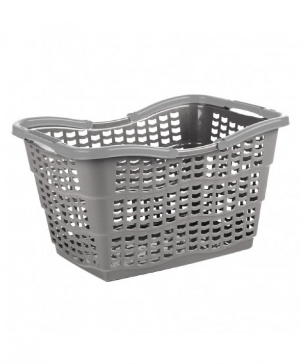 Koszyk / kosz na zakupy z rączkami Keeeper Alma szary