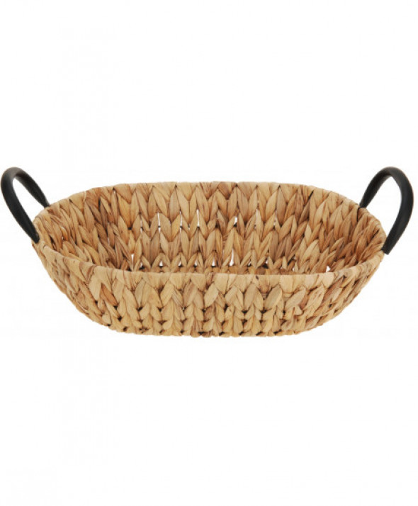 KOSZYK OWALNY 38X27,5X9,5cm z trawy morskiej