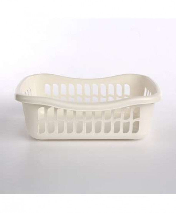 Koszyk / pojemnik do przechowywania i organizacji plastikowy Tontarelli Brio 28 cm biały