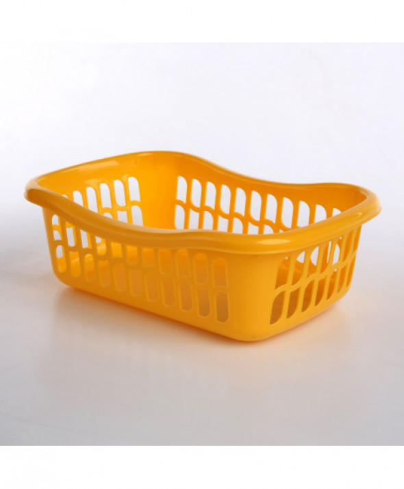 Koszyk / pojemnik do przechowywania i organizacji plastikowy Tontarelli Brio 28 cm żółty