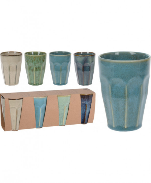 KPL.4 KUBKÓW PORCELANA 330ML