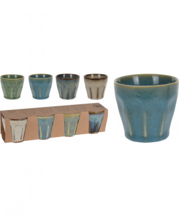 KPL.4 KUBKÓW PORCELANA 90ML