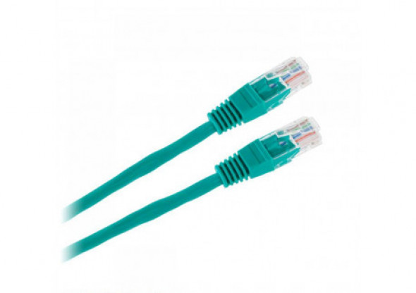 KPO2779D-0.5 Patchcord kabel UTP 8c wtyk-wtyk 0,5m CCA zielony