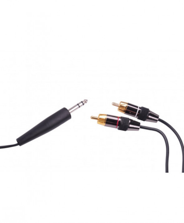 KPO3867-1.8 Kabel jack 6.3 stereo - 2rca 1.8m