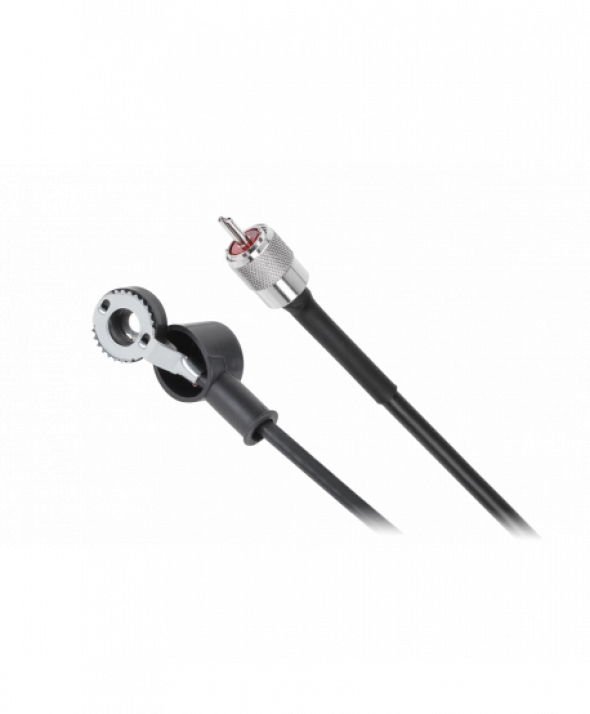 KPO3933 Kabel do anteny samochodowej CB do stopki DV i wtykiem UHF 3,6m