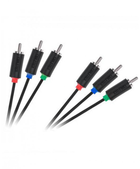KPO3955-1.8 Kabel 3RCA-3RCA Component  1.8m Cabletech standard