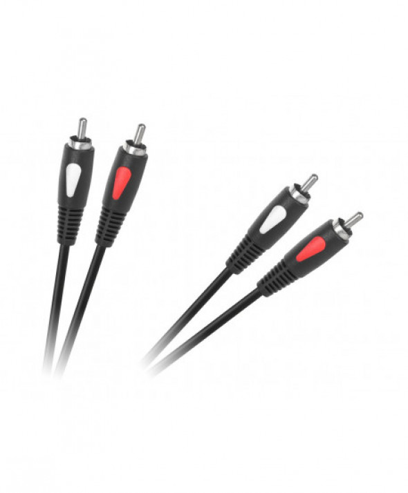 KPO4001-0.5 Kabel 2RCA-2RCA 0.5m Cabletech Eco-Line