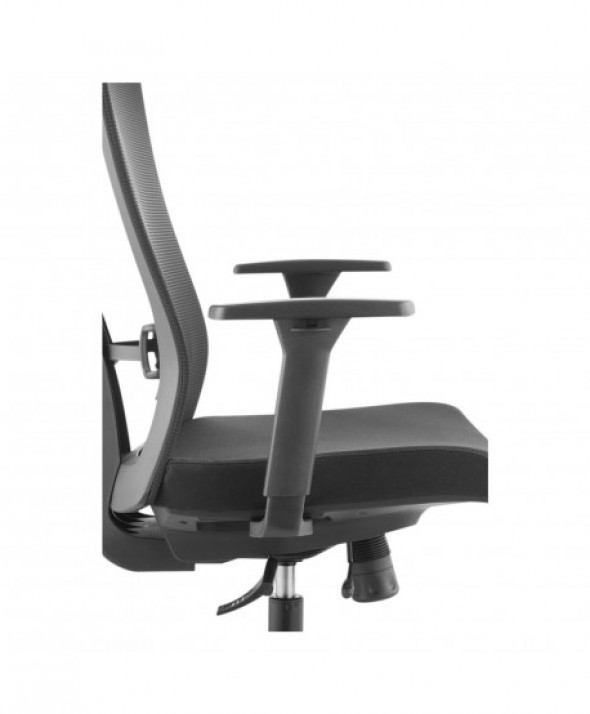 Krzesło biurowe ergonomiczne premium z wysokim oparciem ErgoOffice.eu,  max 150kg, ER-414