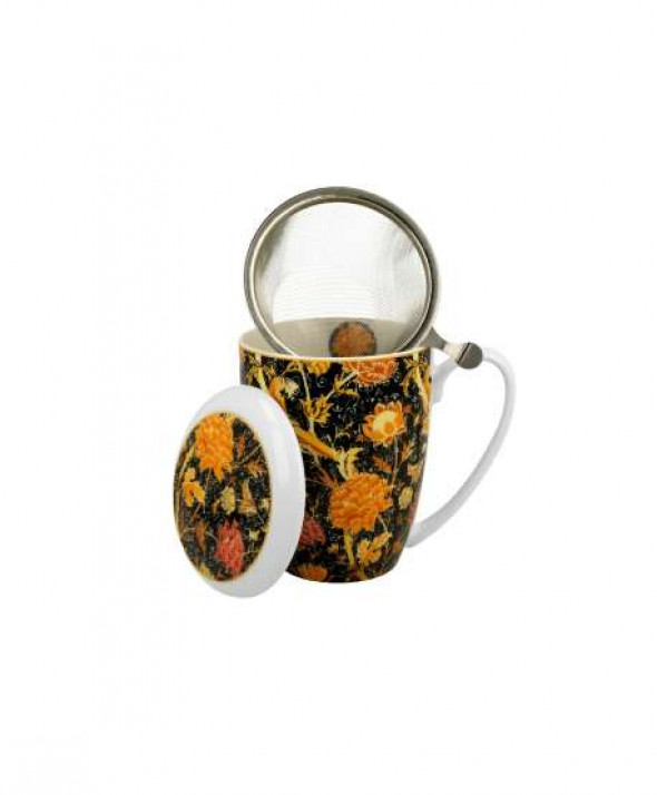 Kubek 380 ml z zaparzaczem CRAY FLORAL by William Morris