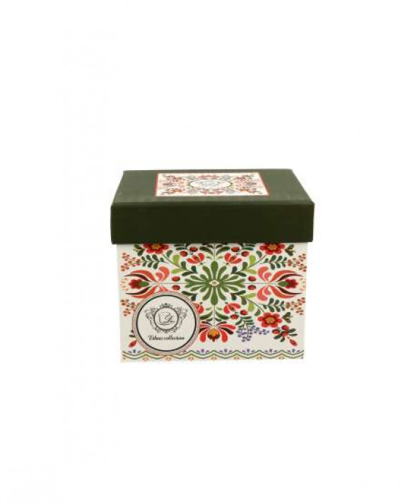 Kubek baryłka z zaparzaczem 430 ml wzór WĘGIERSKI