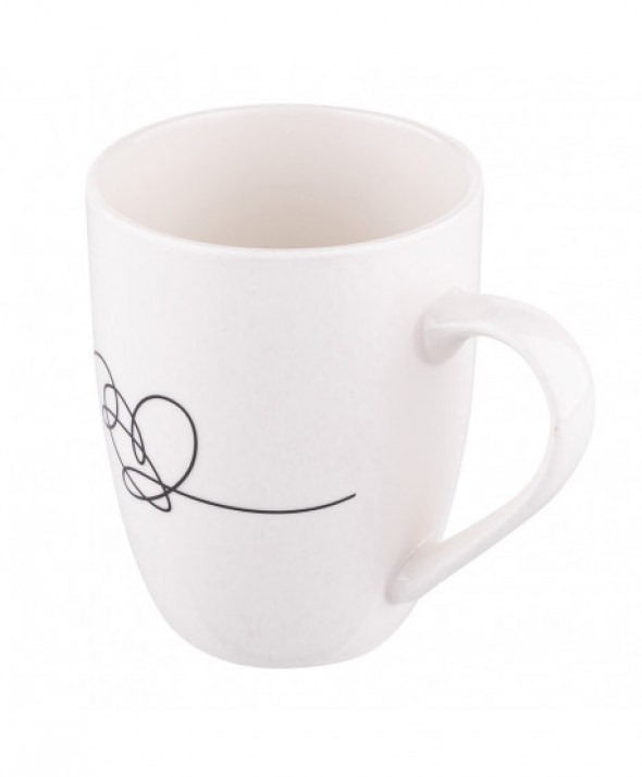 Kubek na Walentynki porcelanowy In Love 300 ml biały