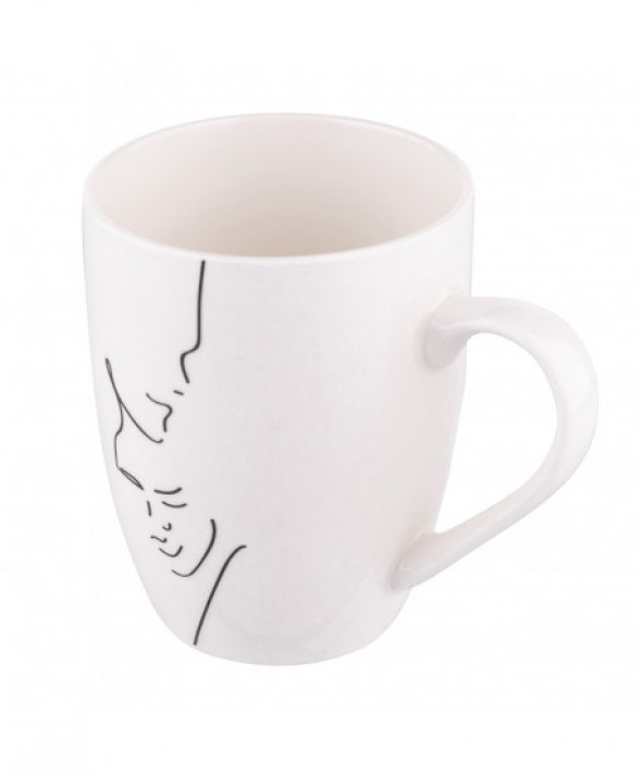 Kubek na Walentynki porcelanowy  In Love 300 ml biały