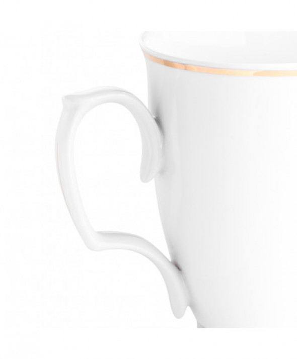 Kubek porcelana MariaPaula Złota Linia 360 ml
