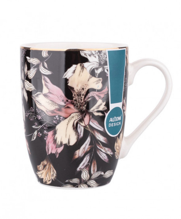 Kubek porcelanowy Black Lily 300 ml