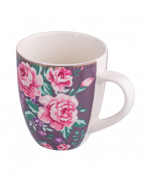 Kubek porcelanowy Charlotta 300 ml fioletowy