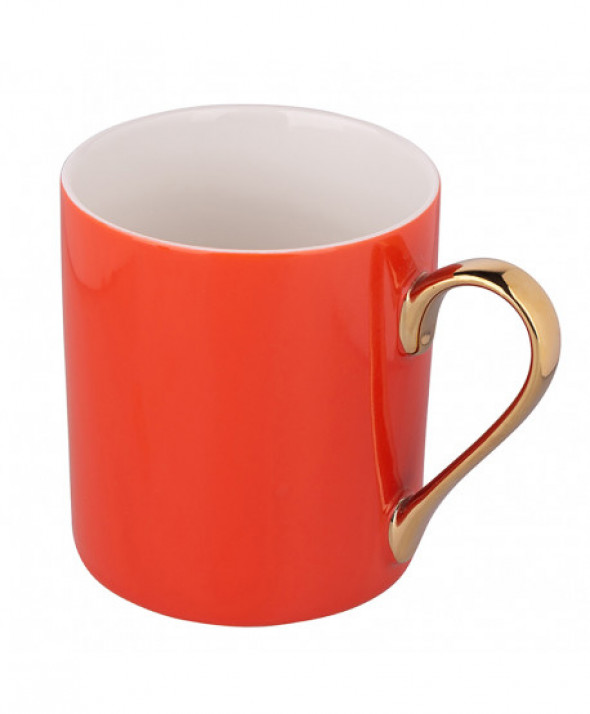Kubek porcelanowy Exotic pomarańczowy 300 ml