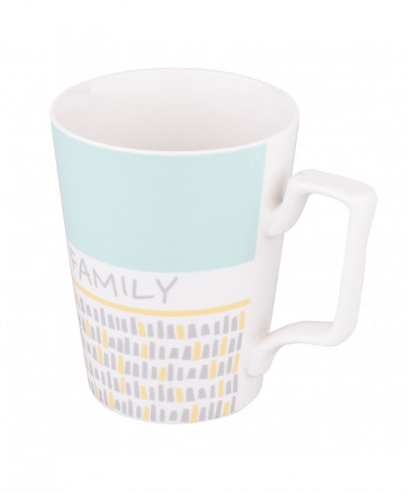 Kubek porcelanowy Family Mięta 560 ml
