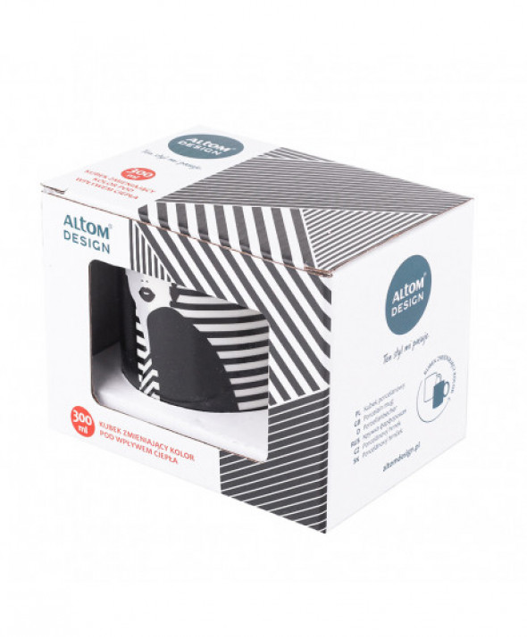 Kubek porcelanowy Modern Woman 300 ml, dekoracja B ( zmieniająca kolor )
