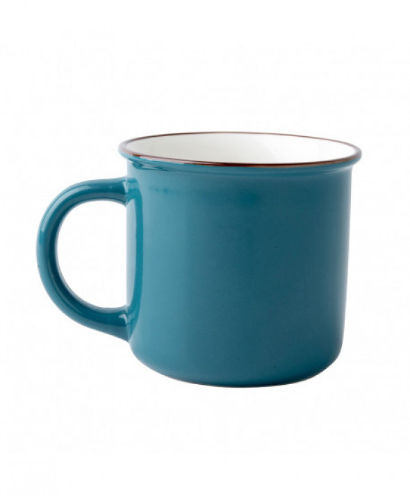 Kubek porcelanowy morski 300 ml, dekoracja Retro Coffee