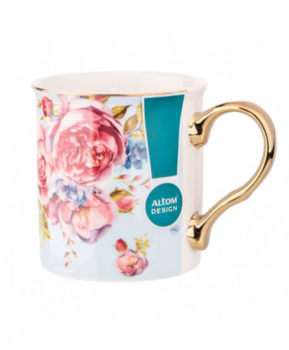 Kubek porcelanowy Scarlett 250 ml błękitny