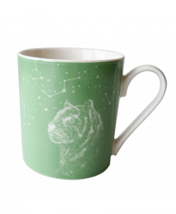 Kubek porcelanowy Wild Nature, dekoracja Tiger / Tygrys 300 ml