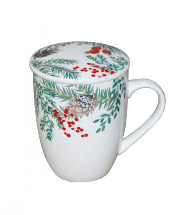 Kubek porcelanowy Wonderland 300 ml biały