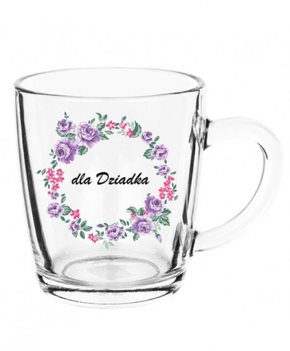 Kubek szklany dla Dziadka Charlotta Dzień Dziadka 350 ml