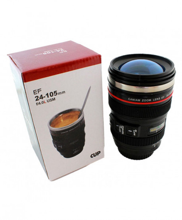 Kubek termiczny obiektyw 360 ml.