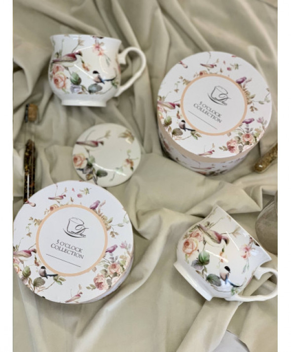 Kubek z zaparzaczem retro 530 ml ANNA