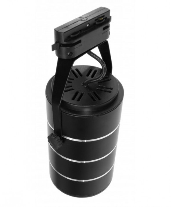 Lampa sklepowa led reflektor szynowy jednofazowy czarny 30w 2550 lm światło zimne 6000k