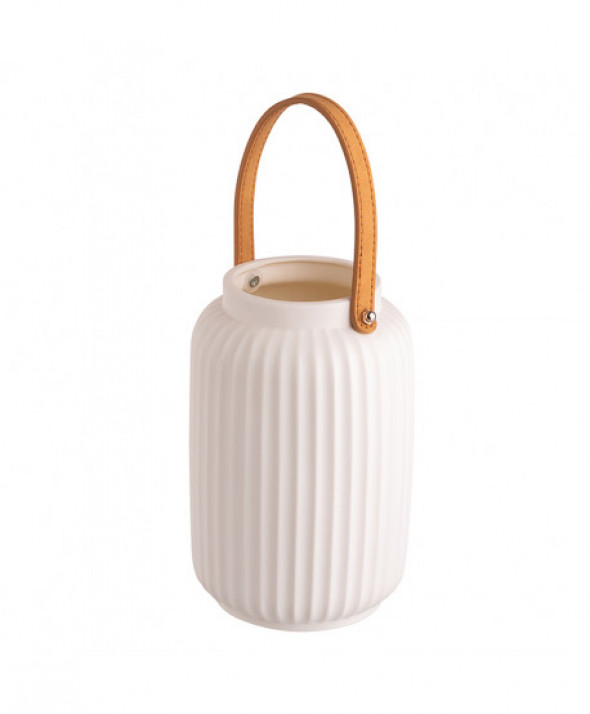 Lampion / latarenka porcelanowa świąteczna led 20 cm