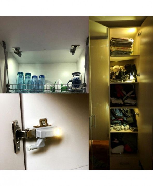 Lampka led na zawias szafki 10szt.