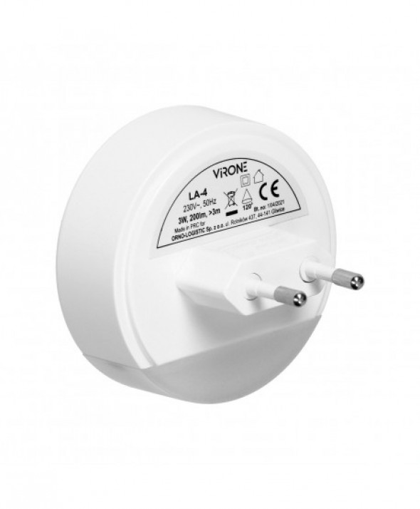 Lampka nocna LED z czujnikiem ruchu, z funkcją korytarzową 0,2W/3W, 200lm