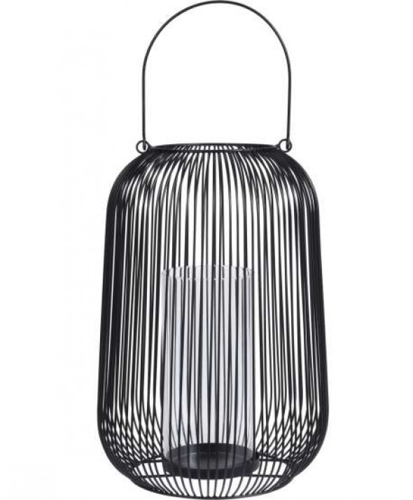 LATARNIA METALOWA 19X33CM