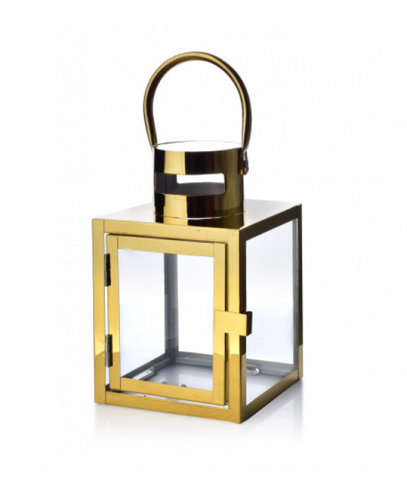 LEONE GOLD LATARNIA                     12x12x19 cm