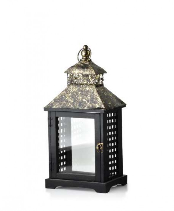 LEVI GOLD LATARNIA L                    22x15x45cm